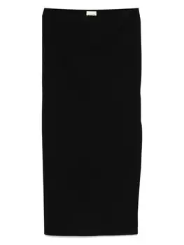 Юбка миди KHAITE Lilth, черный