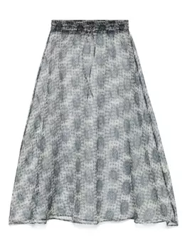 Юбка миди Kobe Pierre-Louis Mascia, серый