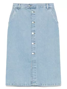 Юбка миди Колби Carhartt WIP, синий