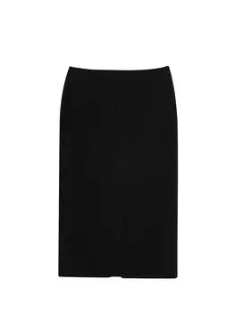 Юбка миди Koton Skirt, черный