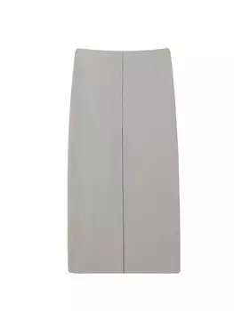 Юбка миди Koton Skirt, серый