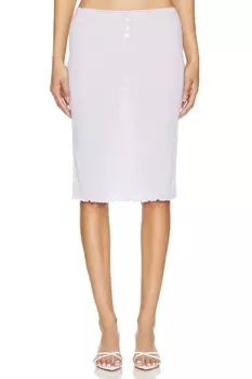 Юбка миди лана Tularosa, фиолетовый