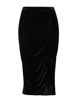 Юбка миди Louche Skirt HELKA, черный