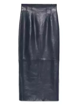 Юбка миди Loxley KHAITE, синий