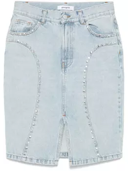 Юбка миди Luna Gimaguas, синий