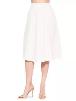 Юбка миди Mabel с цветочным принтом Alexia Admor, белый