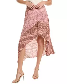 Юбка миди Maje, красный