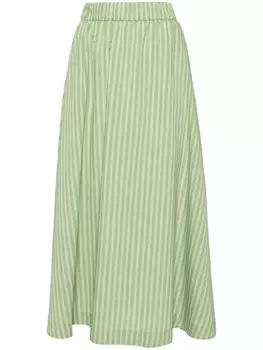 Юбка миди Marla в полоску Rodebjer, зеленый