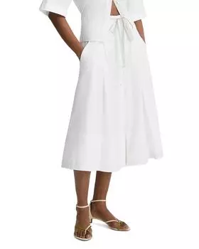 Юбка миди макси Vince, белый