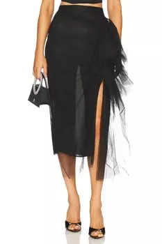 Юбка миди mirella Nbd, черный