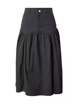 Юбка миди Monki Skirt, черный