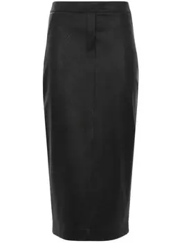 Юбка миди на молнии D.Exterior, черный