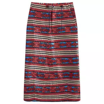 Юбка миди Needles String Utility Skirt, цвет Red & Blue