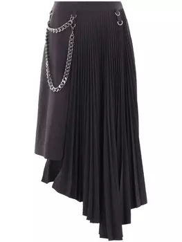 Юбка миди Niccol Pasqualetti Cavo, серый