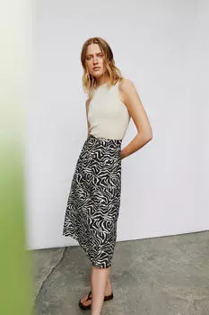 Юбка миди Object, черный