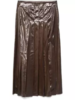 Юбка миди Origiami Tela, коричневый