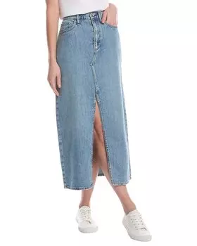 Юбка миди от rag & bone Claire, синий