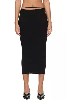 Юбка миди pral' Jacquemus, черный