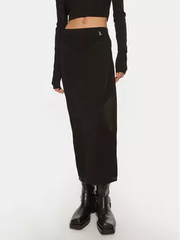 Юбка миди приталенного кроя Patrizia Pepe, черный