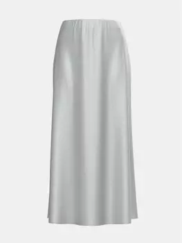 Юбка миди приталенного кроя Vila, серый