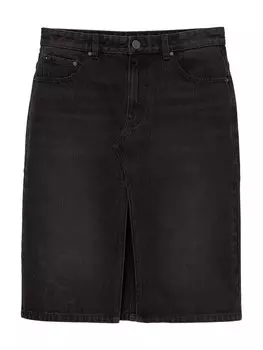 Юбка миди Pull&Bear Skirt, черный