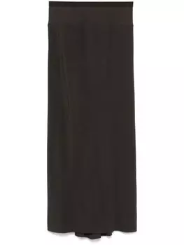 Юбка миди Rick Owens Calf Bias, серый