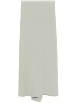 Юбка миди Rick Owens, зеленый