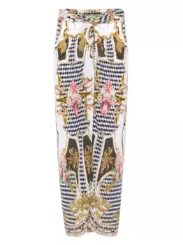 Юбка миди Rococo Camilla, черный