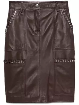 Юбка миди Рут Ludovic de Saint Sernin, коричневый