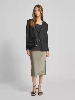 Юбка миди с эластичным поясом модель 'AGNETA' Samse Samse, оливковый