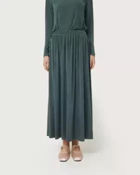 Юбка-миди с блестящей отделкой Compaa Fantstica, зеленый