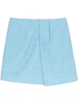 Юбка миди с драпировкой MSGM, синий