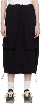 Юбка миди с карманом-клапаном MM6 Maison Margiela