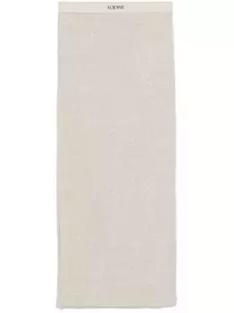 Юбка миди с логотипом LOEWE, нейтральный