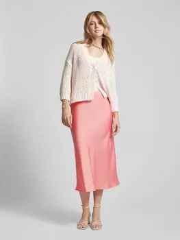 Юбка миди с молнией в боковом шве, модель «Visos» BOSS Orange, розовый