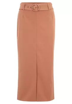 Юбка-Миди с поясом Betty Barclay, коричневый