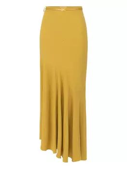 Юбка миди с поясом Elisabetta Franchi, желтый