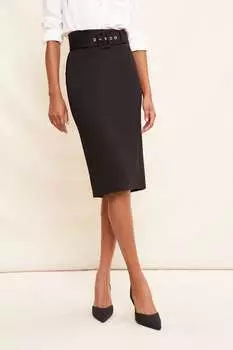 Юбка-миди с поясом Friends Like These, черный