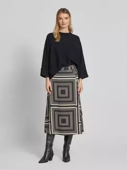 Юбка миди с поясом модель 'MADJA' Vila, черный