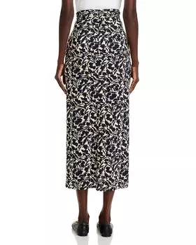 Юбка миди с принтом Aurelie A.L.C., мультиколор