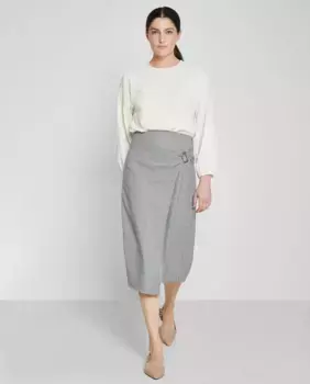 Юбка миди с принтомTweed Trucco, зеленый