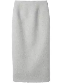 Юбка миди с разрезом сзади Claudie Pierlot, серый
