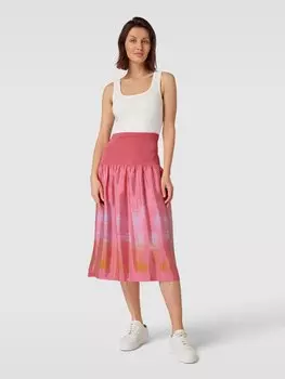Юбка миди с широким эластичным поясом модель «SIMONET» Oilily, розовый