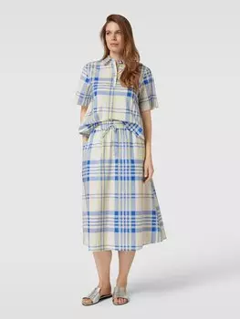 Юбка миди с узором «глен-клетка», модель «ELODIAA» Armedangels