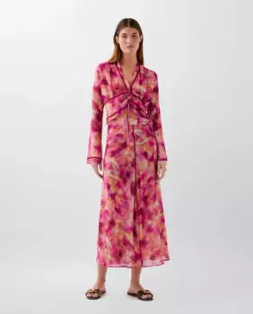 Юбка миди с застежкой-молнией Scalpers, мультиколор