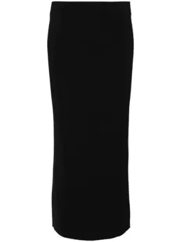 Юбка миди с завышенной талией Fabiana Filippi, черный