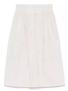 Юбка миди с жатым эффектом Transit, нейтральный