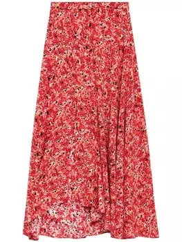 Юбка миди Sakura ISABEL MARANT, красный