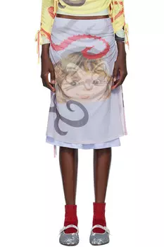 Юбка миди Sam cat ballast Chopova Lowena, мультиколор