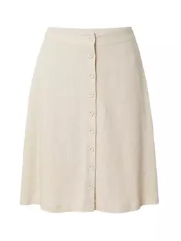 Юбка миди SELECTED FEMME Skirt GULIA, кремовый